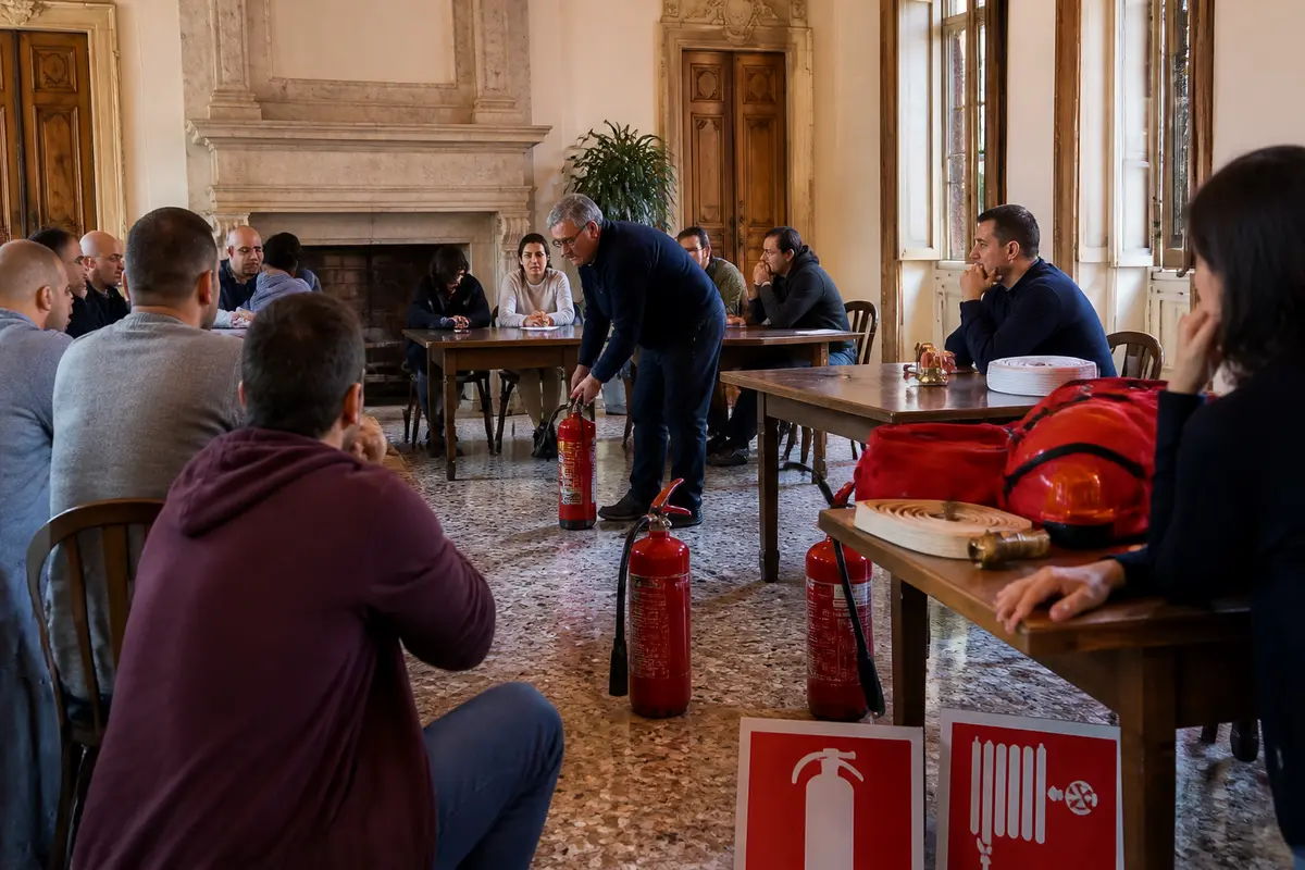 Corso antincendio: livelli, prove pratiche e formazione online