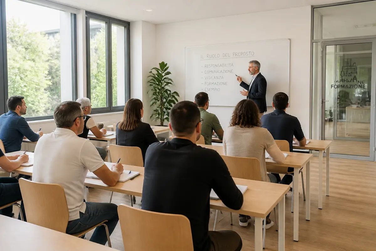 Formazione dei preposti: Corsi, aggiornamenti e normative chiave